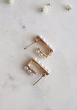 Lorelei Pearl Cuff Studs