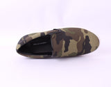 Landon Army Print Slip On Shoes