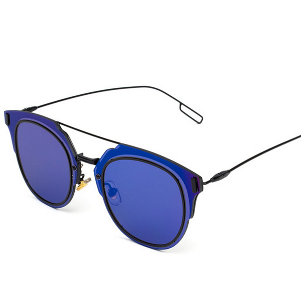 Luxembour Thin Frame Sunglasses - Purple - HELLO PARRY Australian Fashion Label 