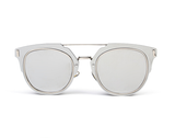 Luxembour Thin Frame Sunglasses - Metallic Mirror - HELLO PARRY Australian Fashion Label 
