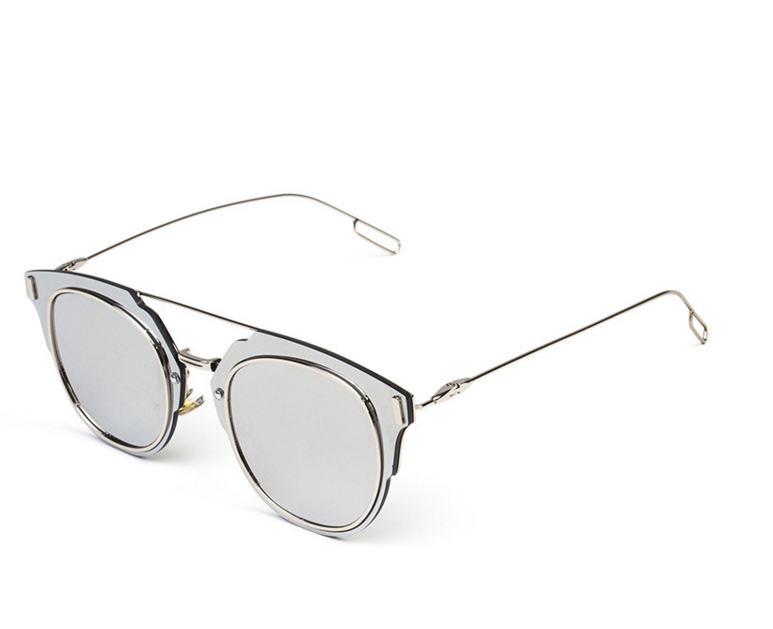 Metallic mirror new arrivals sunglasses