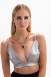 Sophia Gold Chain Statement Necklace