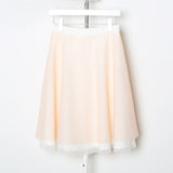 Marina Organza Midi Skirt-Blush Pink