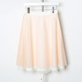 Marina Organza Midi Skirt-Blush Pink