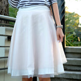 Marina Organza Midi Skirt-Blush Pink - HELLO PARRY Australian Fashion Label 