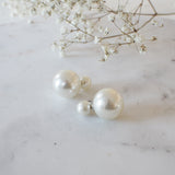 Mila Double Pearl Earrings - HELLO PARRY Australian Fashion Label 