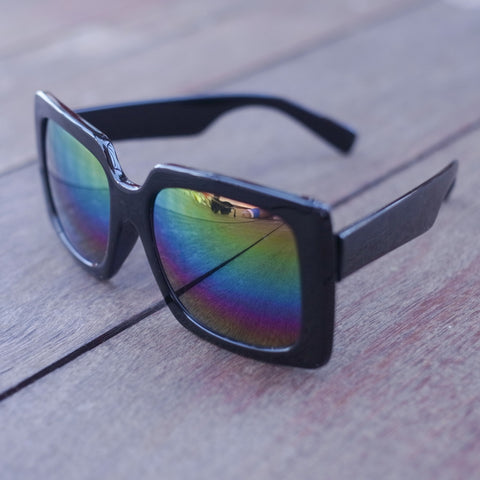 Milan Rainbow Mirror-lens Sunglasses