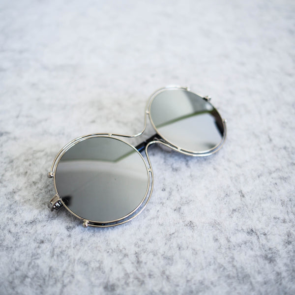 Bolivia Round Mirrored Sunglasses - HELLO PARRY Australian Fashion Label 