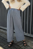 Priya Pleated Pants-Blue