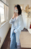 Ria Pajama Shirt Dress