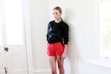 Rubie Tweed Red shorts