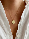 Saturn Star Coin Necklace