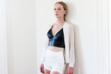 Semeya Crinkle See-Through Jacket – White