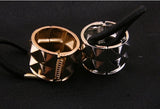 Stud Metal Circle Hair cuff