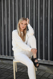 Tatum Terry Towelling Lounge Set -White