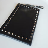 Tino Studded Black Clutch