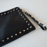 Tino Studded Black Clutch