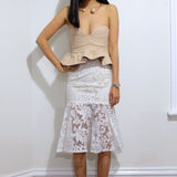 Victoria Lace Floral Skirt