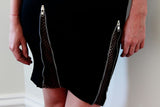 Victoria Space Mesh Black Skirt