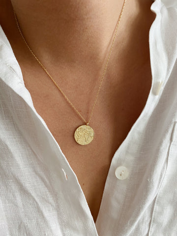 Wanderlust Coin Necklace