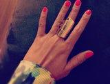 Gold Finger Armor Ring - HELLO PARRY Australian Fashion Label 