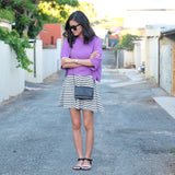 Tara Stripe Circle Skirt
