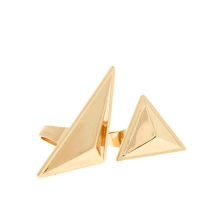 Double Triangle Ring - HELLO PARRY Australian Fashion Label 