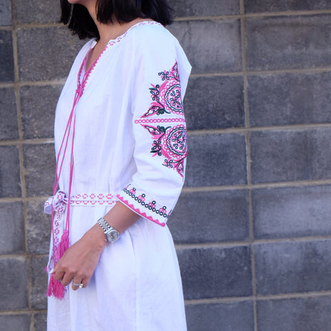 EMIRA EMBROIDERED ROBE/DRESS