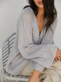 YVETTE KIMONO HAND KNITTED CARDIGAN