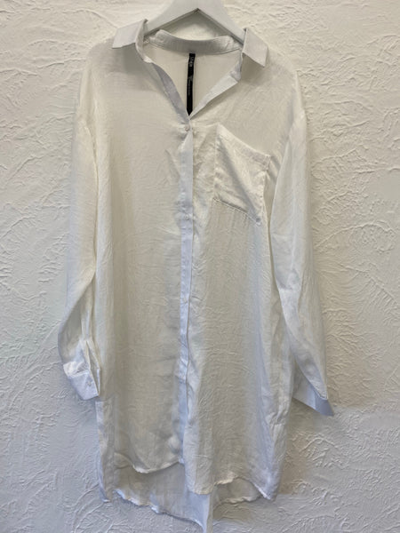 Winona Silky Shirt Dress