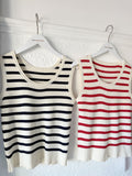 MAISON STRIPE KNIT TOP