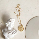 Follow Your Dream 18K Coin Necklace
