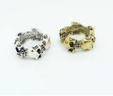 Antique Metal Skull Ring - HELLO PARRY Australian Fashion Label 