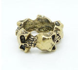 Antique Metal Skull Ring - HELLO PARRY Australian Fashion Label 