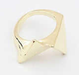 Pyramid Gold Ring - HELLO PARRY Australian Fashion Label 
